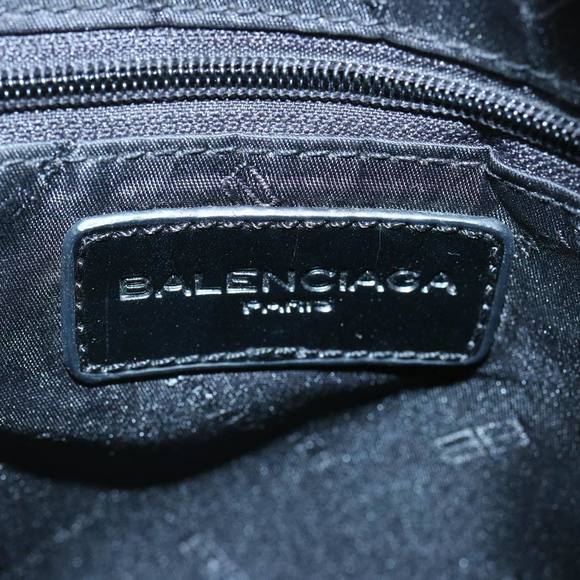 BALENCIAGA Shoulder Bag Canvas Beige Auth bs12164 - Picture 10 of 16